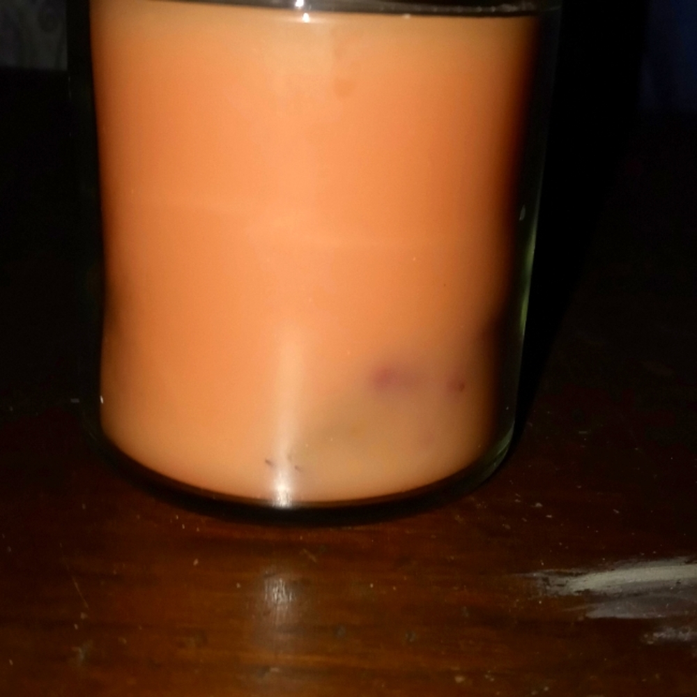 Candle handmade beeswax scented with flowers